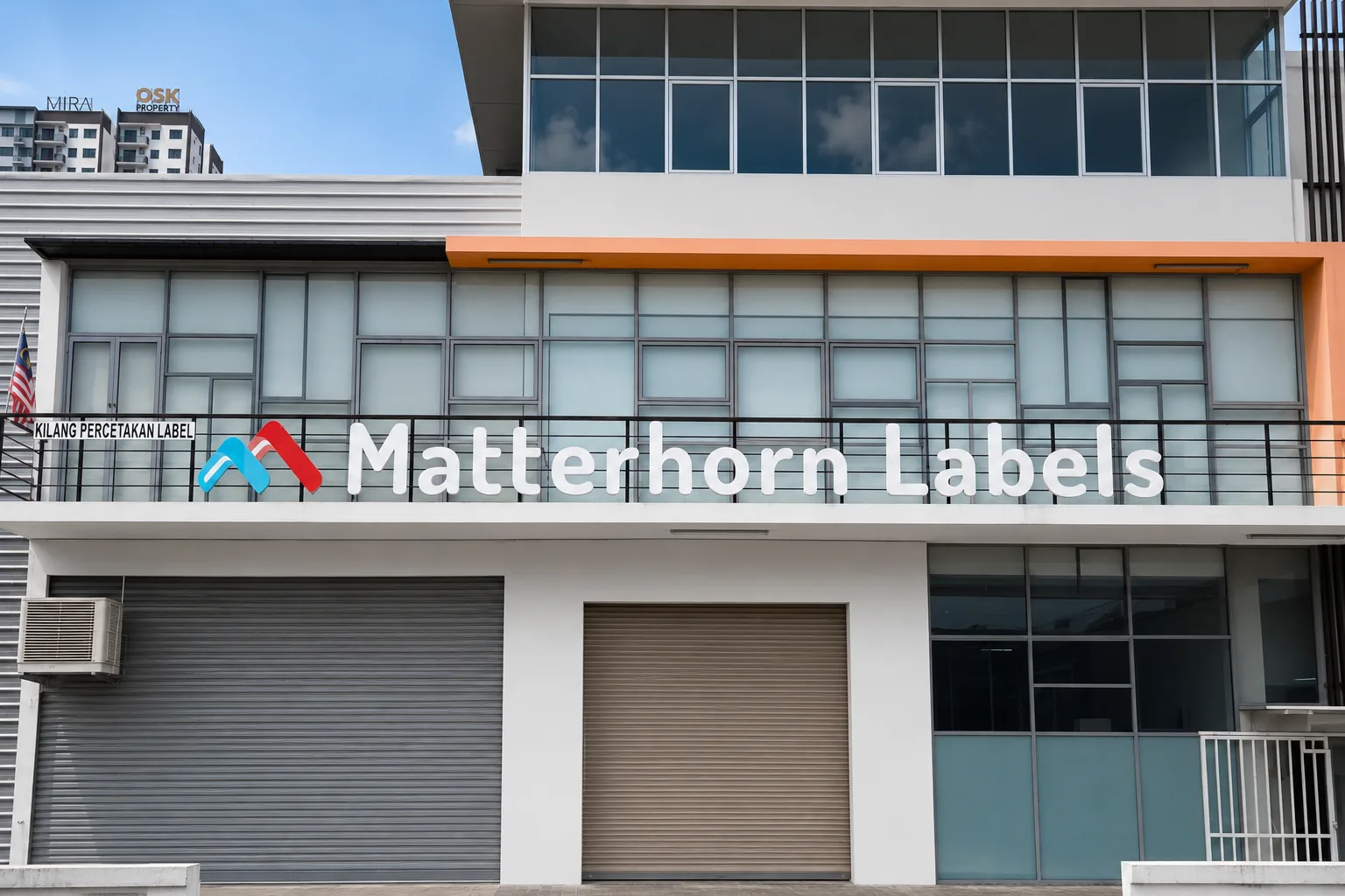 Matterhorn Labels factory in Puchong